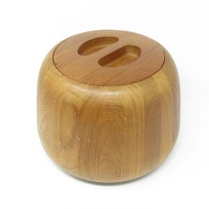 Vintage Dansk Jens Quistgaard Teak MCM Ice Bucket with Liner
